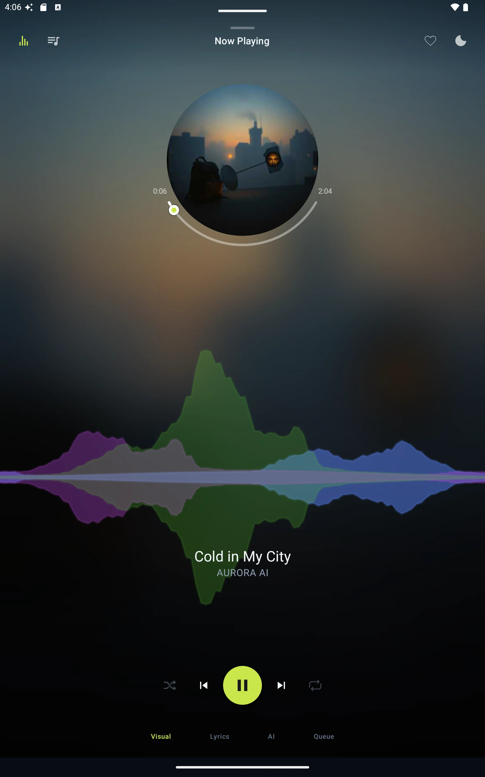 AURORA: AI Music Player & EQ screenshot